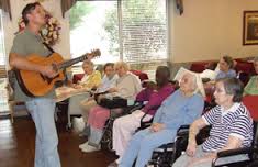 music at senior citizen home