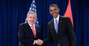 President Obama and Castro