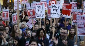 Anti-Trump Protest 1