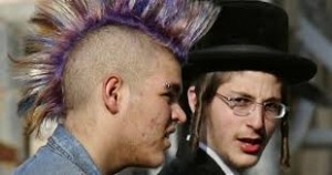 Hasadic Jew and Punk Rocker