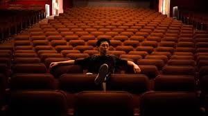 alone in a movie theater
