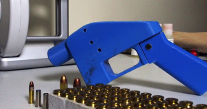 Plastic Gun 3D Blue Prints 1